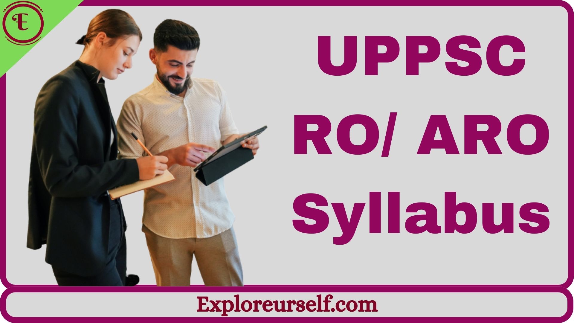 UPPSC RO/ ARO Syllabus 2024 | PDF Download